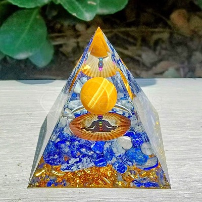 Orgonite Pyramid Resin Energy Generators PW-WG82812-01-1