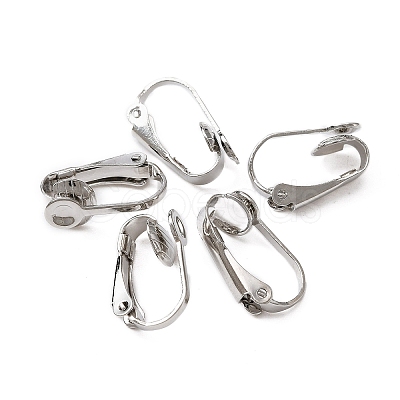 Non-Tarnish 304 Stainless Steel Clip-on Earring Findings STAS-E163-67P-1