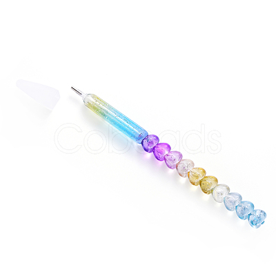 Plastic Nail Art Rhinestones Pickers Pen MRMJ-R085-050-1