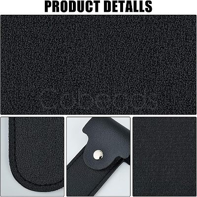 SUPERFINDINGS 4Pcs PU Leather Razor Sheath AJEW-FH0002-72A-1