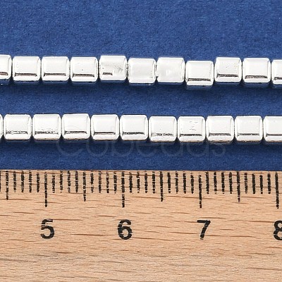 Electroplated Synthetic Non-Magnetic Hematite Beads Strands G-U003-18B-01-1