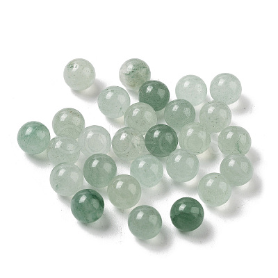 Natural Green Aventurine Sphere Beads G-P520-22-1