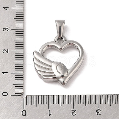 Non-Tarnish 304 Stainless Steel Pendants STAS-R232-07P-1