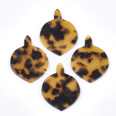 Cellulose Acetate(Resin) Pendants KY-T011-03B-03-1