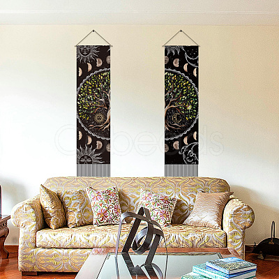 Polyester Wall Hanging Tapestry AJEW-WH0399-056-1