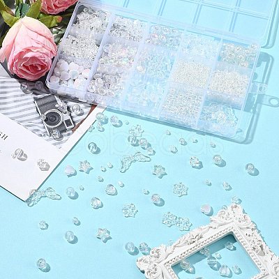 Transparent Acrylic Beads TACR-FS0001-43-1