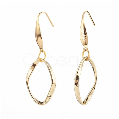 Alloy Twisted Ring Dangle Earring Sets EJEW-JE04503-1