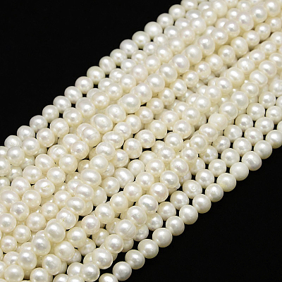 Natural Cultured Freshwater Pearl Beads Strands X-PEAR-L001-C-13-1