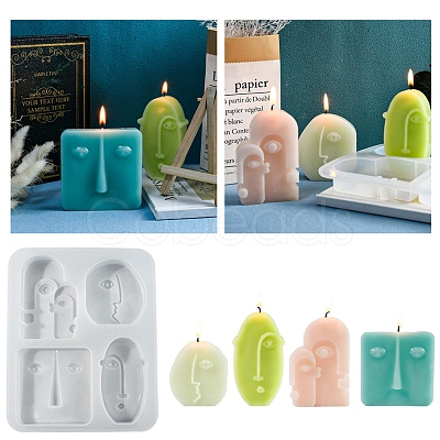 DIY Silicone Statue Candle Molds DIY-Q035-04-1