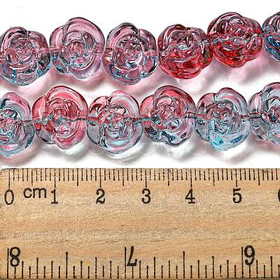 Glass Beads Strands X-GLAA-B018-02F-1