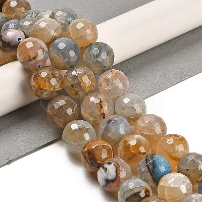 Natural Agate Beads Strands G-L595-A01-01F-1