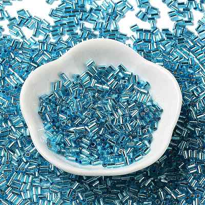 Baking Paint Glass Round Bugle Beads SEED-Z002-A-E03-1