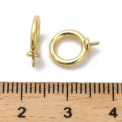 Rack Plating Brass Pendant Bails KK-S397-19G-1