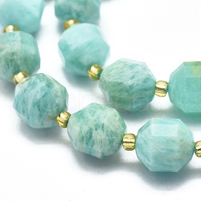 Natural Amazonite Beads Strands G-K303-A07-10mm-1