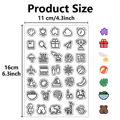 Custom PVC Plastic Clear Stamps DIY-WH0439-0261-1