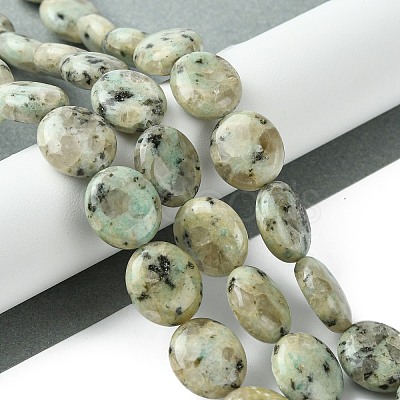 Natural Sesame Jasper Beads Strands G-K365-B16-03-1