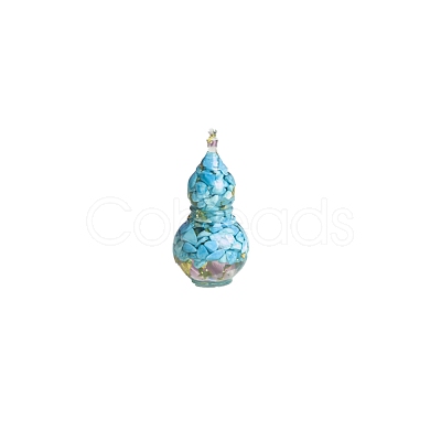 Synthetic Turquoise Resin Ornaments for office Home Decorations PW-WG07DFD-06-1