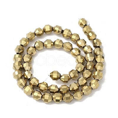 Electroplated Synthetic Non-magnetic Hematite Beads Strands G-I364-L01-01-1