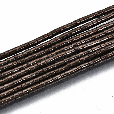 Electroplate Non-magnetic Synthetic Hematite Beads Strands G-T114-57-01-1