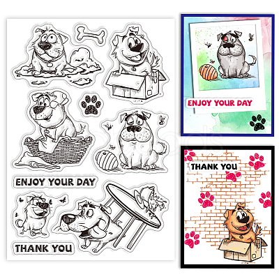 Custom PVC Plastic Clear Stamps DIY-WH0448-0693-1