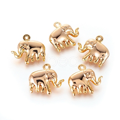 Brass Charms X-KK-T038-101G-1