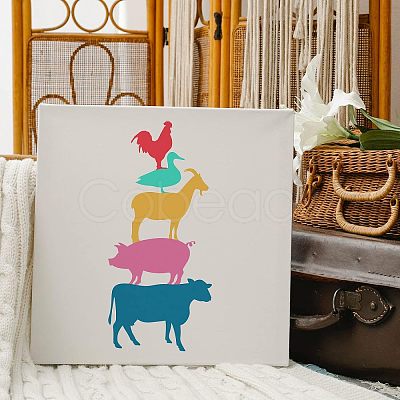 Large Plastic Reusable Drawing Painting Stencils Templates DIY-WH0202-150-1