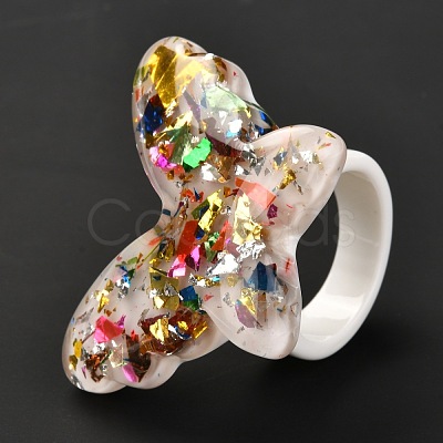 Acrylic Finger Rings RJEW-M137-01D-1