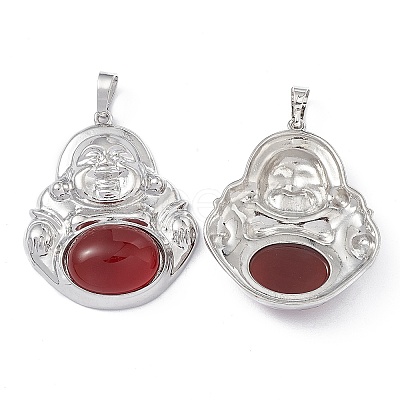 Natural Carnelian Pendants G-H283-01Q-1