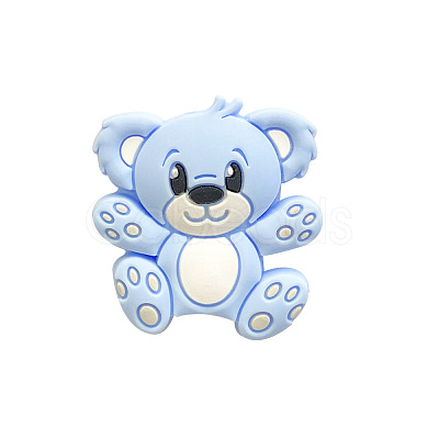 Koala Silicone Beads PW-WG08626-01-1