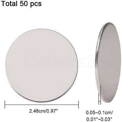 304 Stainless Steel Cabochons STAS-PH0019-29P-1