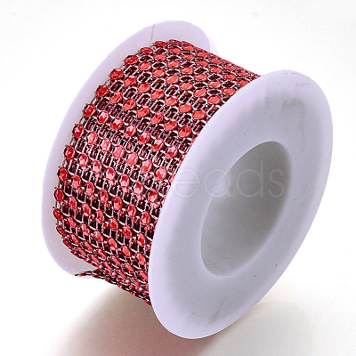 8 Rows Plastic Diamond Mesh Wrap Roll OCOR-N005-001C-1