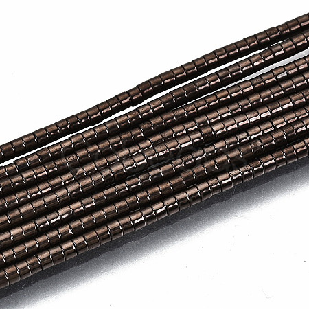 Electroplate Non-magnetic Synthetic Hematite Beads Strands G-T114-57-01-1