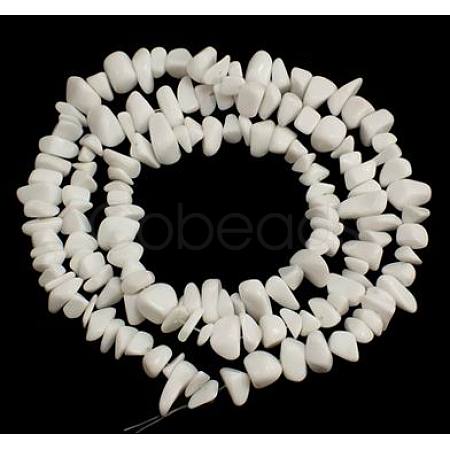 Natural White Jade Beads Strands X-Z266S011-1