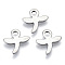 Non-Tarnish 201 Stainless Steel Charms, Laser Cut, Dragonfly, Stainless Steel Color, 10.5x10x0.7mm, Hole: 1.8mm