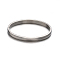 Tarnish Resistant Fashionable Unisex 304 Stainless Steel Bangles, Stainless Steel Color, 50x59mm