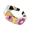 Ethnic Style Ladies' Knitted Cloth Hair Bands, Colorful, 140x120x50mm