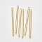 Alloy Big Pendants, Stick, Light Gold, 53.5x4x2.5mm, Hole: 2mm