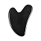 Natural Obsidian Gua Sha Boards, Heart, 83x53mm