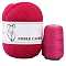 Knitting Yarn, Cashmere Yarn, for Blanket Pillows Craft Crochet Yarns, Cerise, 2mm, about 50g/skein