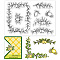 Custom PVC Plastic Clear Stamps, for DIY Scrapbooking, Photo Album Decorative, Cards Making, Lemon, 160x110x3mm