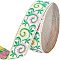 Polyester Grosgrain Ribbon, Single Face, Green Yellow, 1 inch(25mm), 7m/roll