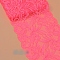 Lace Trim, Polyester Ribbon for Jewelry Making, Hot Pink, 5-7/8 inch(150mm)