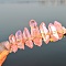 Natural Electroplated Crystal Hair Bands, with Rose Quartz Chips, Crown Hair Bands, for Women Girls, 270x180x30mm