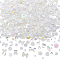 SUNNYCLUE 6 Bags Resin Cabochons, Nail Art Decoration Accessories, Mixed Shape, White, 5.5~12x5.5~11x1~4mm