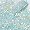 Transaparent Glass Beads, Mixed Shapes, Light Sky Blue, 20~50mm