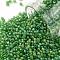 TOHO Round Seed Beads, Japanese Seed Beads, (167F) Transparent AB Frost Peridot, 11/0, 2.2mm, Hole: 0.8mm, about 50000pcs/pound