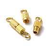 20 Sets Brass Screw Clasps IFIN-YW0001-57G-2