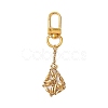 304 Stainless Steel Macrame Chain Pouch Empty Stone Holder Pendant Decoration HJEW-JM02082-1