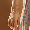 Alloy Plastic Beads Link Ring Bracelets FS-WG86481-01-2