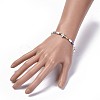 Glass Pearl Stretch Bracelets BJEW-JB04315-5